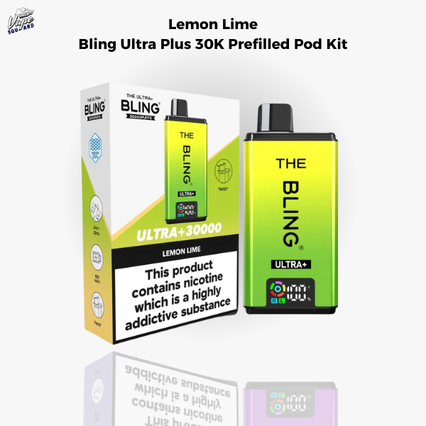 Lemon Lime Bling Ultra Plus 30K Prefilled Pod Kit