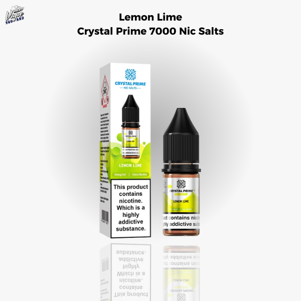 Lemon Lime Crystal Prime 7000 Nic Salts (Box of 10)