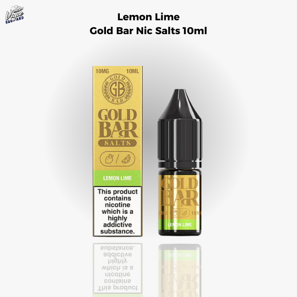 Lemon Lime Gold Bar Nic Salts 10ml