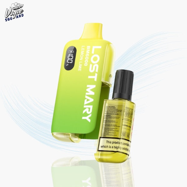 Lemon Lime Lost Mary BM6000 Prefilled Vape Kit