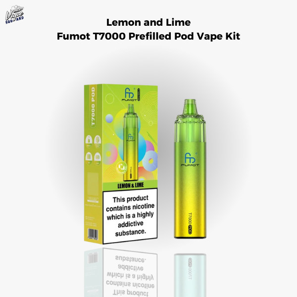 Lemon and Lime Fumot T7000 Prefilled Pod Vape Kit