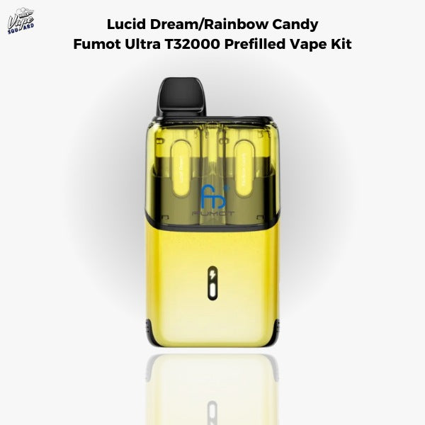 Lucid Dream/Rainbow Candy Fumot Ultra T32000 Prefilled Vape Kit Lucid Dream/Rainbow Candy Fumot Ultra T32000 Prefilled Vape Kit