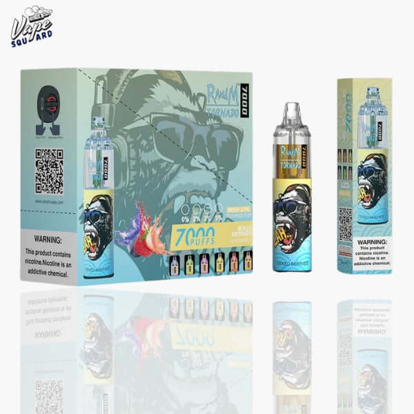 Mixed Berries RandM Tornado 7000 Puffs Prefilled Vape
