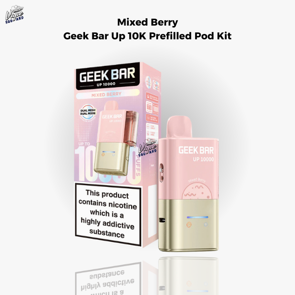 Mixed Berry Geek Bar Up 10K Prefilled Pod Kit
