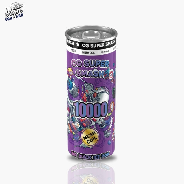 Mr Black Ice Pop OG Super Smash 10000 Puffs Vape Mr Black Ice Pop OG Super Smash 10000 Puffs Vape
