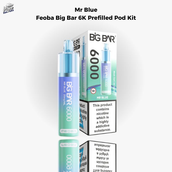 Mr Blue Feoba Big Bar 6K Prefilled Pod Kit
