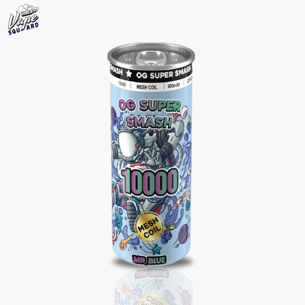 Mr Blue OG Super Smash 10000 Puffs Prefilled Vape