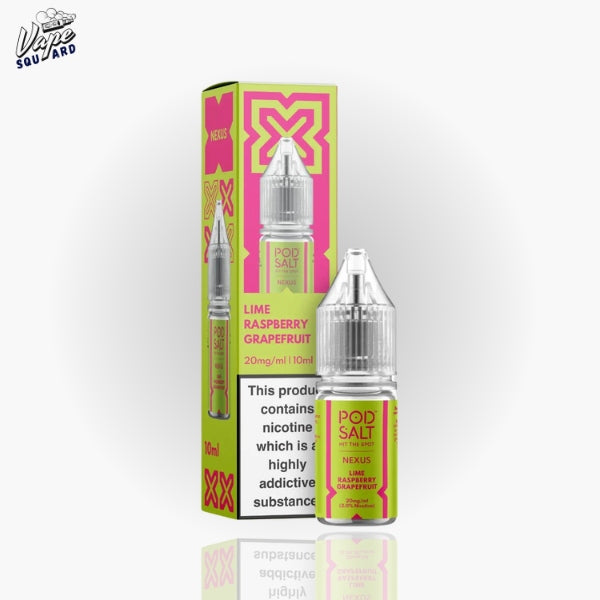 Lime Raspberry GrapeFruit Pod Salt Nexus Nic Salts E-Liquid (Pack of 10)