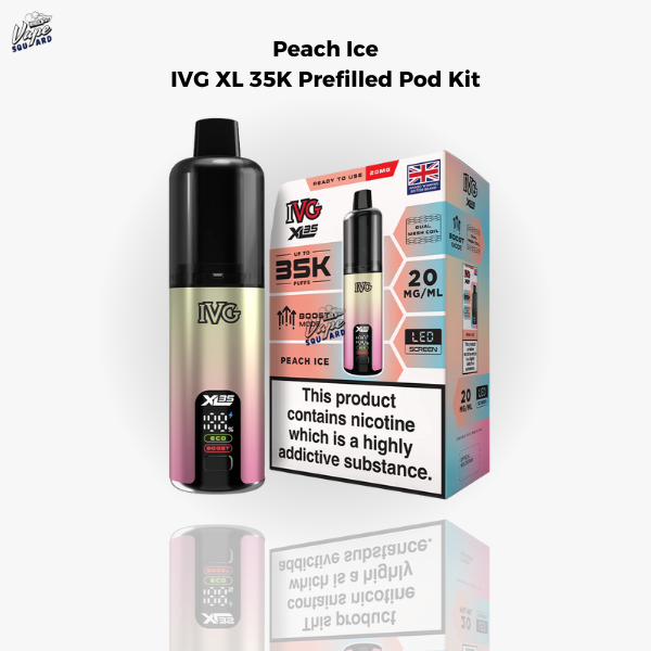 Peach Ice IVG XL 35K Prefilled Pod Kit