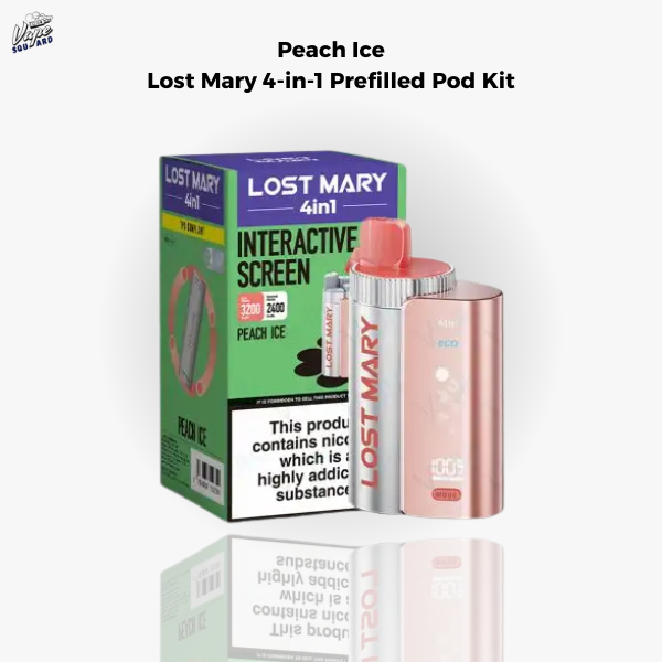 Peach Ice Lost Mary 4-in-1 Prefilled Pod Kit