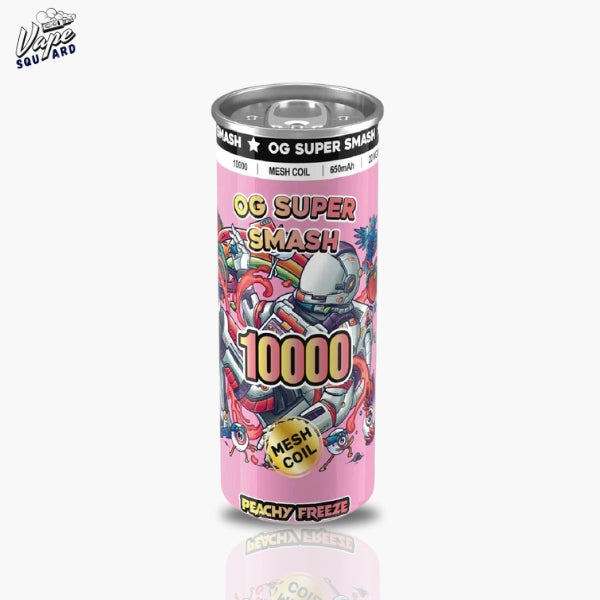 Peachy Freeze OG Super Smash 10000 Puffs Prefilled Vape