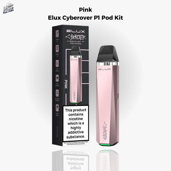 Pink Elux Cyberover P1 Pod Kit