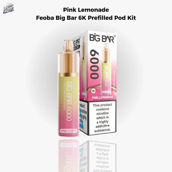 Pink Lemonade Feoba Big Bar 6K Prefilled Pod Kit