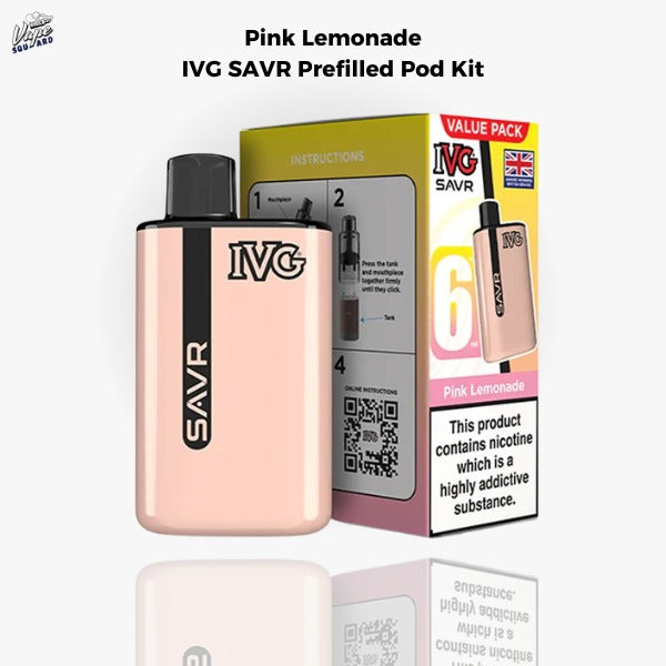 Pink Lemonade IVG SAVR Prefilled Pod Kit