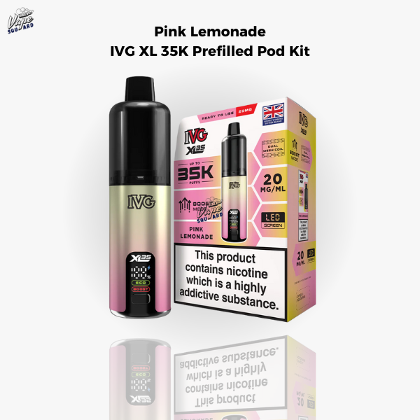 Pink Lemonade IVG XL 35K Prefilled Pod Kit