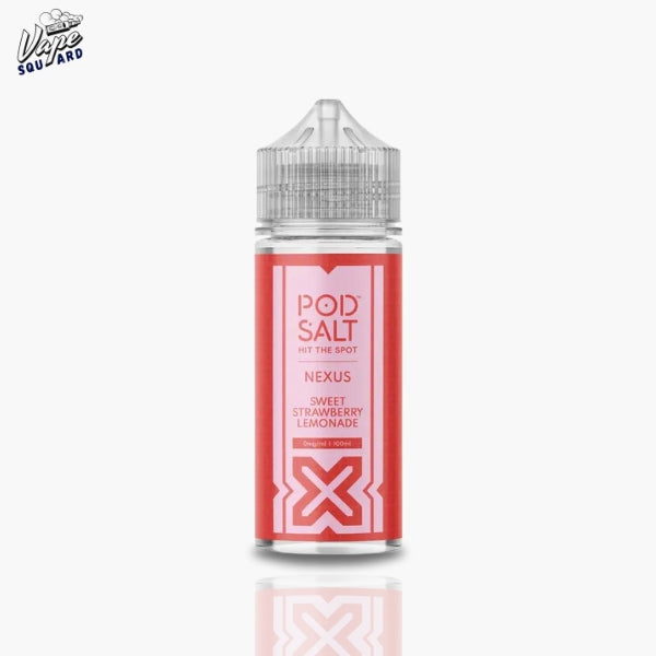 Sweet Strawberry Lemonade Pod Salt Nexus 100ml Shortfill E-Liquid