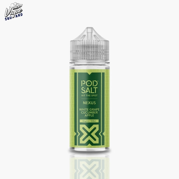 White Grape Cucumber Apple Pod Salt Nexus 100ml Shortfill E-Liquid