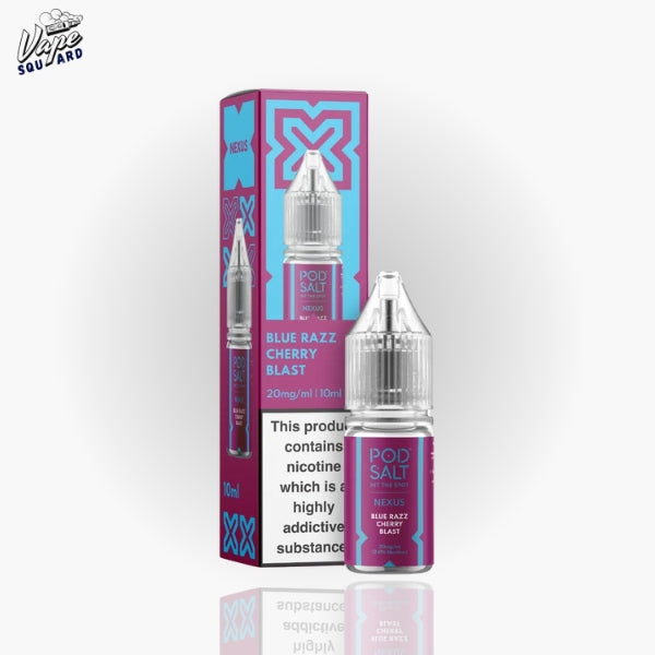 Blue Razz Cherry Blast Pod Salt Nexus Nic Salts E-Liquid (Pack of 10)