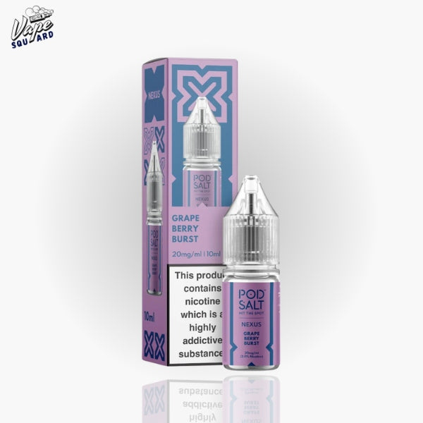 Grape Berry Burst Pod Salt Nexus Nic Salts E-Liquid (Pack of 10)
