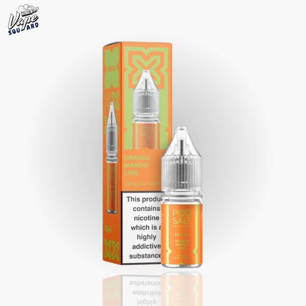 Orange Mango Lime Pod Salt Nexus Nic Salts E-Liquid (Pack of 10)