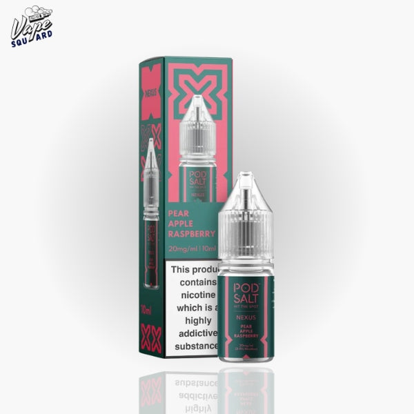 Pear Apple Raspberry Pod Salt Nexus Nic Salts E-Liquid (Pack of 10)