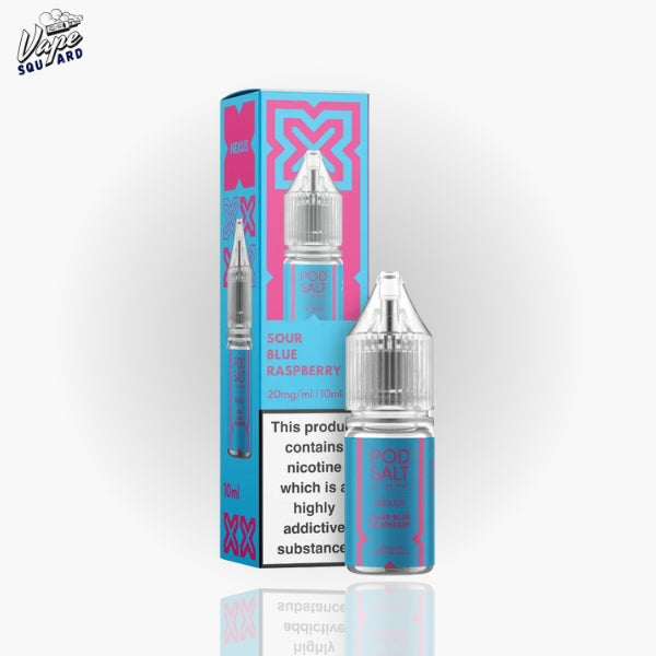 Sour Blue Raspberry Pod Salt Nexus Nic Salts E-Liquid (Pack of 10)