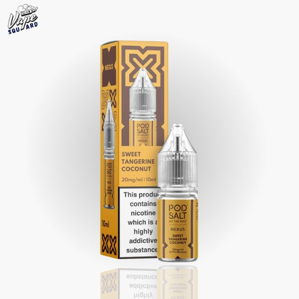 Sweet Tangerine Coconut Pod Salt Nexus Nic Salts E-Liquid (Pack of 10)