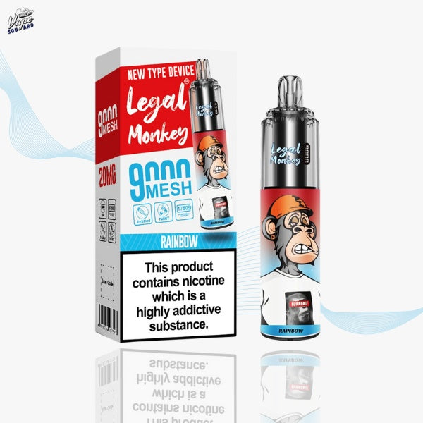 Legal Monkey 9000 Prefilled Vape - All Flavours