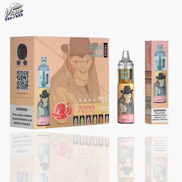 Lush Ice RandM Tornado 7000 Puffs Disposable Vape