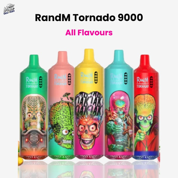 RandM Tornado 9000 Puffs Prefilled Vape - All Flavours RandM Tornado 9000 Puffs Prefilled Vape - All Flavours