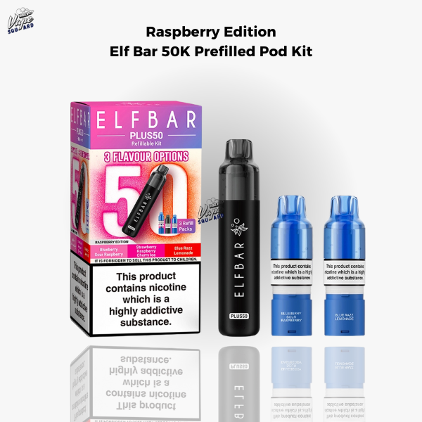 Raspberry Edition Elf Bar 50K Prefilled Pod Kit