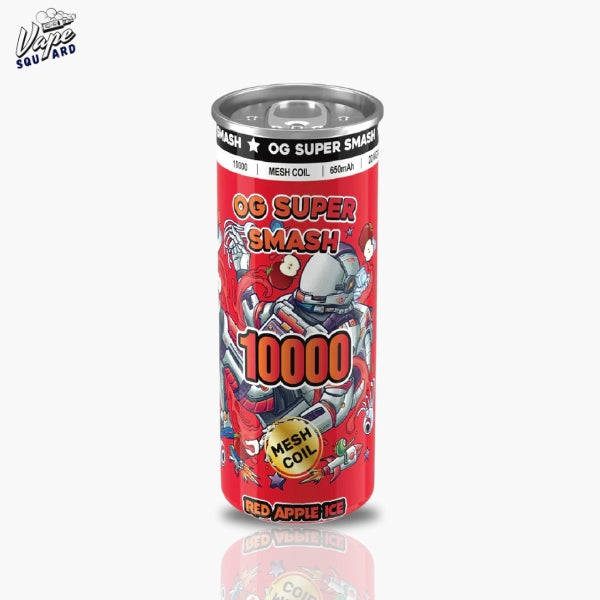 Red Apple Ice OG Super Smash 10000 Puffs Prefilled Vape