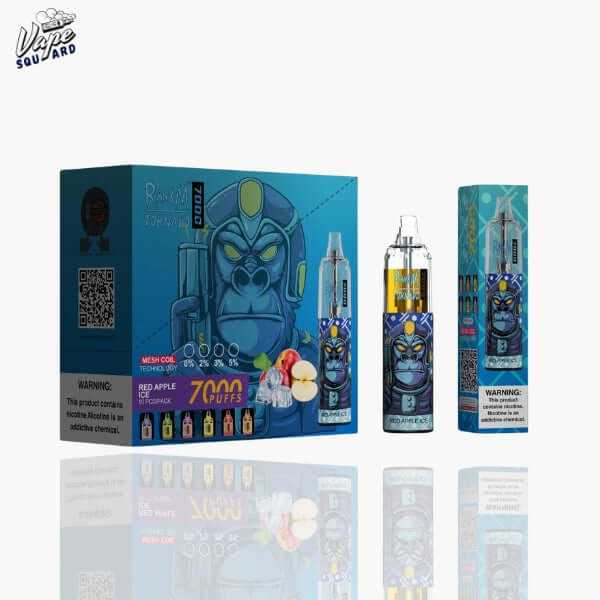 Red Apple Ice RandM Tornado 7000 Puffs Prefilled Vape