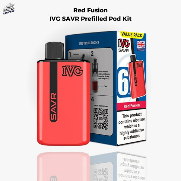 Red Fusion IVG SAVR Prefilled Pod Kit