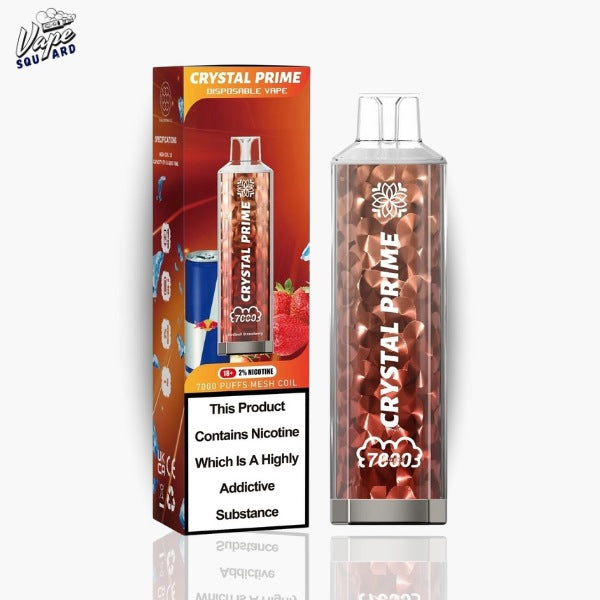 Redbull Strawberry Crystal Prime 7000 Prefilled Vape