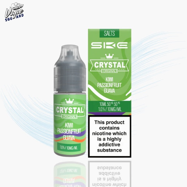Kiwi Passion Fruit Guava SKE Crystal E-liquid Nic Salts (Box of 10)