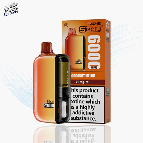 SKE Sikary S6000 Coconut Melon Prefilled Vape Kit SKE Sikary S6000 Coconut Melon Prefilled Vape Kit