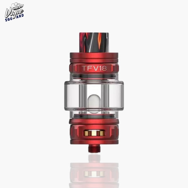 Red SMOK TFV18 Sub Ohm Tank 7.5ml Vape Squard