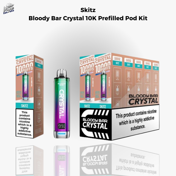 Skitz Bloody Bar Crystal 10K Prefilled Pod Kit