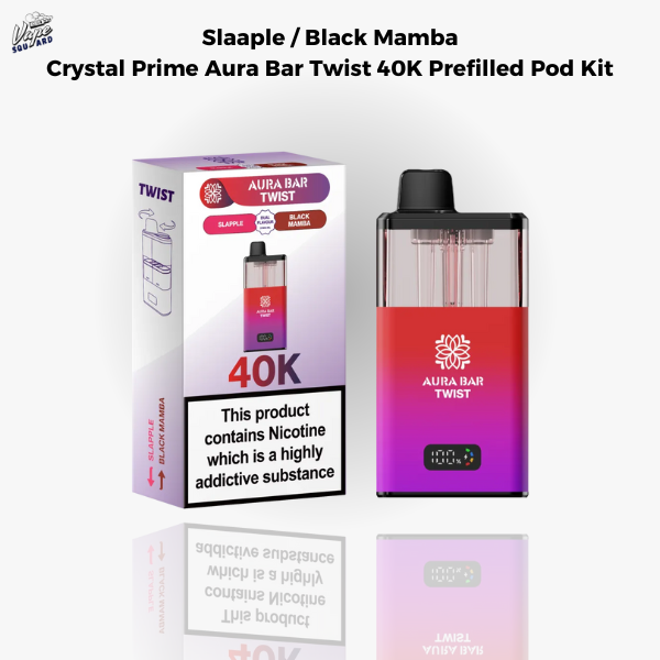 Slaaple / Black Mamba Aura Bar Twist 40K Prefilled Pod Kit