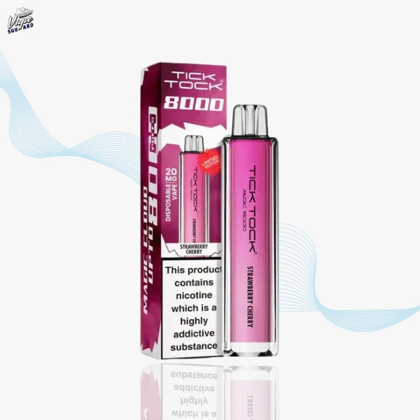 Strawberry Cherry Tick Tock Magic 8000 Disposable Vape