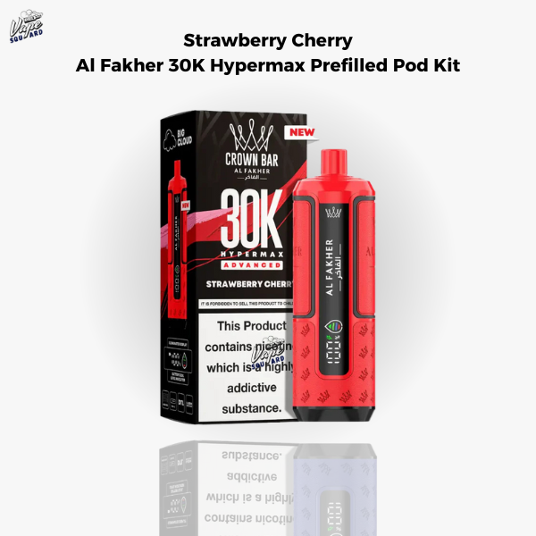 Strawberry Cherry Al Fakher 30K Hypermax Prefilled Pod Kit