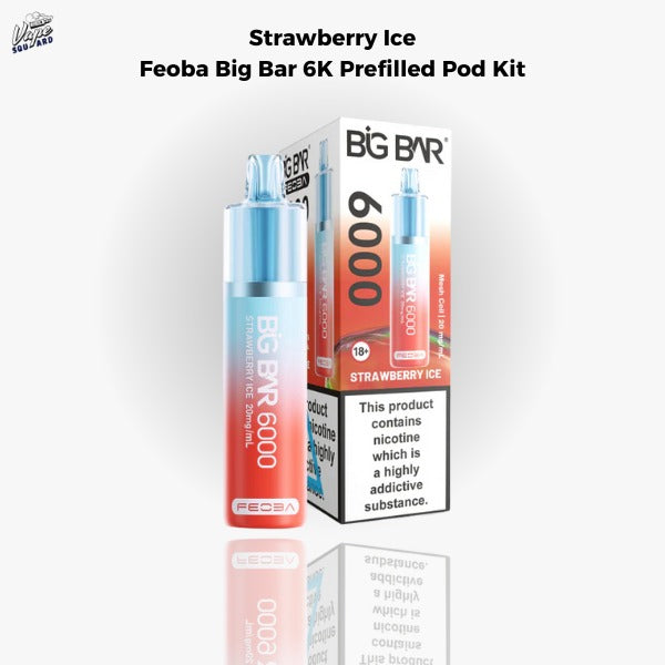 Strawberry Ice Cream Feoba Big Bar 6K Prefilled Pod Kit