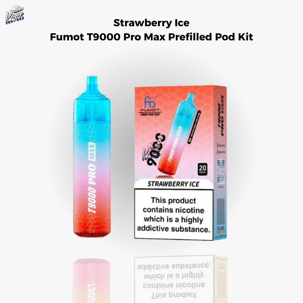 Strawberry Ice Fumot T9000 Pro Max Prefilled Pod Kit