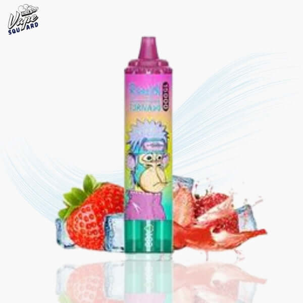 Strawberry Ice RandM Tornado 15000 Puffs Prefilled Vape