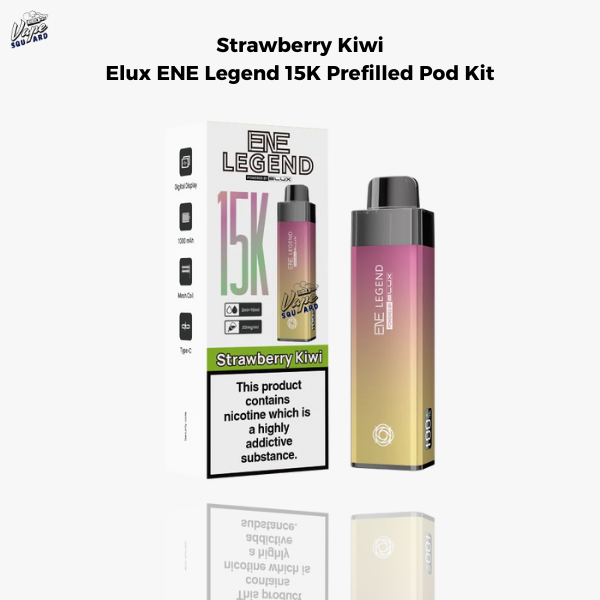 Strawberry Kiwi Elux ENE Legend 15K Prefilled Pod Kit