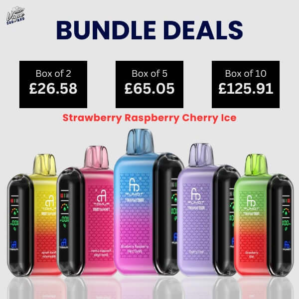Strawberry Raspberry Cherry Ice Fumot Tornado 20000 Prefilled Vape