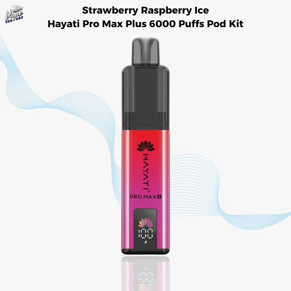 Strawberry Raspberry Ice Hayati Pro Max Plus 6000 Prefilled Pod Kit
