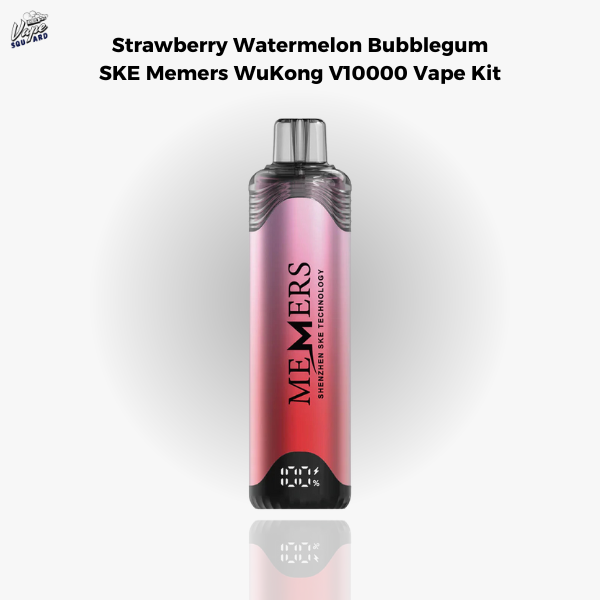 Strawberry Watermelon Bubblegum SKE Memers WuKong V10000 Vape Kit