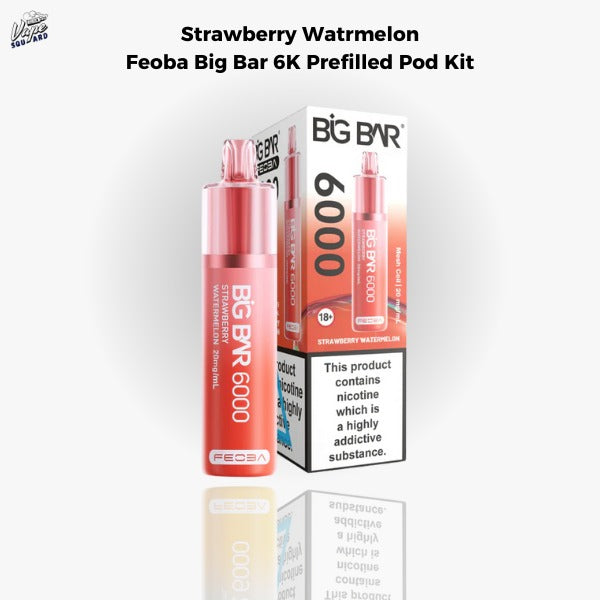 Strawberry Watermelon Feoba Big Bar 6K Prefilled Pod Kit